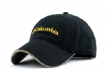 Black cotton sports cap