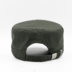 Army Green Washed Cotton Trucker Cap
