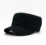 OEM Washed Cotton Army Hat,Black