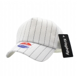 White Acryli baseball cap