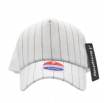 White Acryli baseball cap