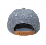 Snapback Hat for Men Women, Two Tone Heather Baseball Cap Adjustable Flat Bill Hip Hop Hat