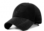 Baseball Cap for Women, Silver Embroidery Logo Curved Bill Adjustable Sparkle Trucker Hat Fashion