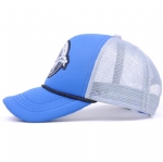 Foam Front Mesh Trucker Hats, Unisex Adjustable Curved Brim Caps with Woven Patch, Breathable Mesh Back for Summer Outdoor Streetwear