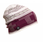 Jacquard Knit Beanie Hat, Geometric Fair Isle Pattern Slouchy Warm Winter Skull Cap for Men Women