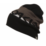 Unisex Color Block Jacquard Slouchy Knit Beanie Hat, Stretch Acrylic Warm Winter Skull Cap for Outdoor Daily Wear
