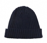 Unisex Solid Ribbed Knit Cuffed Beanie Hat, Stretch Warm Classic Winter Skull Cap for Men Women Daily Outdoor