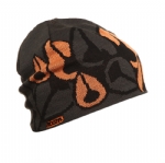 Unisex Abstract Art Graphic Jacquard Slouchy Knit Beanie Hat, Soft Stretch Streetwear Winter Skull Cap for Men Women