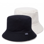2 Pack Solid Plain Cotton Bucket Hat, Classic Black and Beige Unisex Lightweight Casual Fisherman Sun Hat