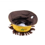 Baby Cute 3D Lion Bucket Sun Hat, Yellow Cartoon Animal Safari Summer Beach Hat for Infant Toddler