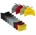 Unisex Two-Tone Contrast Fleece Earflap Winter Beanie Hat, Soft Windproof Thermal Ear Cover Cap for Ski Outdoor