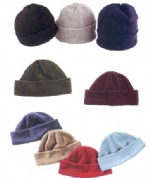 Unisex Two-Tone Contrast Fleece Earflap Winter Beanie Hat, Soft Windproof Thermal Ear Cover Cap for Ski Outdoor